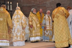Всеправославное богослужение в связи с 1700-летием Миланского эдикта, 12.10.2013, Трир, базилика св. равноап. Константина